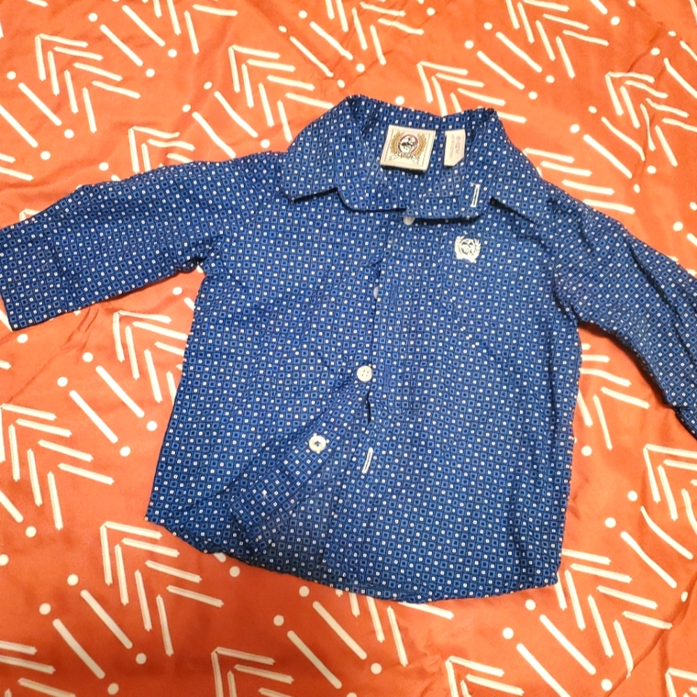 6-12 mo Cinch Button Up